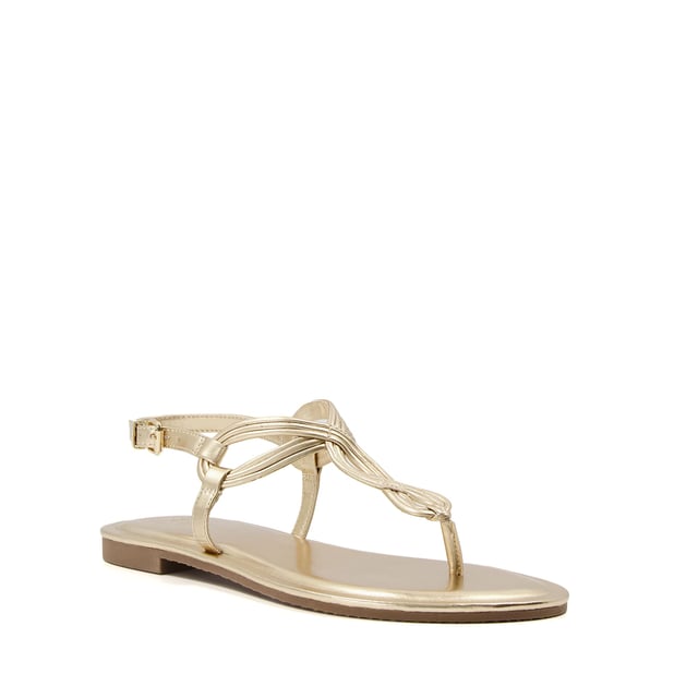 Dune Ladies Logic Twist Toe Post Sandals