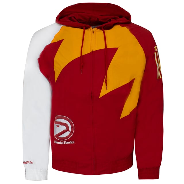 Atlanta hawks mitchell and ness jacket discount