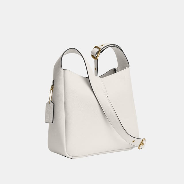 Hadley Convertible Crossbody in Double Face Leather, Inside zip pocket,  Length: 25.00 cm,  Width: 8.50 cm,  Height: 24.00 cm