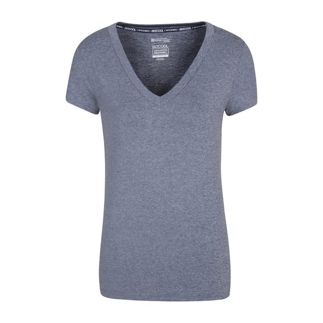 90% Polyester, 10% Elasthan. Design: Einfarbig. Ärmel-Typ: Kurz-Ärmel. Ausschnitt: V-Ausschnitt. Stoff-Technologie: Leicht, feuchtigkeitstransportierend, schnell trocknend.