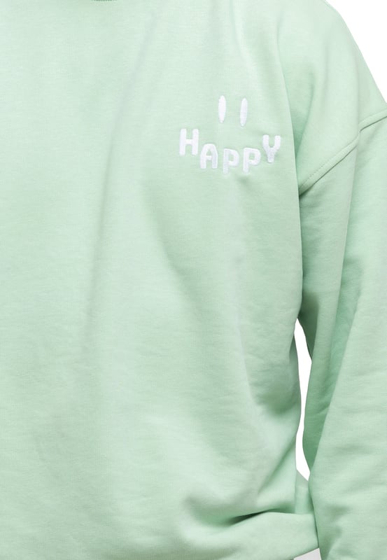 Tom Barron Herren-Trainingsanzug-Set Happy mit Stickerei in Oversize