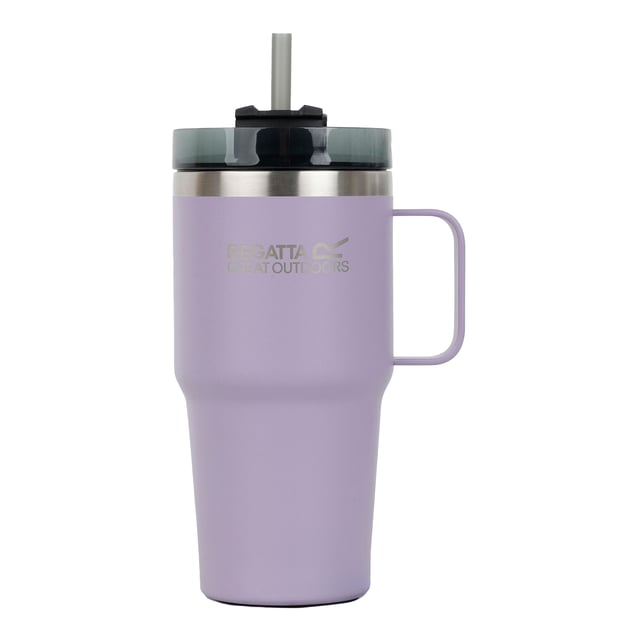 Material: Stainless Steel. Durable. Carry Handle, Double-Walled, Flip Up Straw, Hot Up To 6 Hours, Insulated, Keeps Drinks Cold For 12 Hours, Non-Slip Base, Rubber Base, Screw Top Lid, Spill-Proof Lid, Thermal. Design: Logo. Capacity: 0.6L.