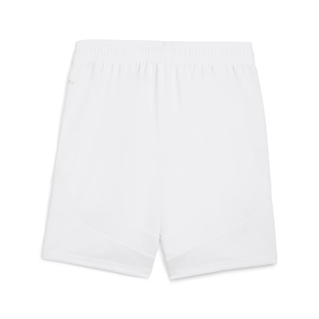 PRODUCT STORY: Hit the pitch like AC Milan's finest in these football shorts. They're made from sweat-wicking material to keep you cool in the tensest moments of the game and are finished with the team's famous crest on the leg. FEATURES & BENEFITS: dryCELL: Performance technology designed to wick moisture from the body and keep you free of sweat during exercise; As part of the RE:FIBRE program, this garment is made of at least 95% recycled material from textile waste and other used materials. DETAILS: Regular fit; 170 gsm, Jacquard; Medium rise; Official team branding; PUMA branding details; PUMA Youth: Recommended for older kids between 8 and 16 years.  Our model is 148 cm tall and is wearing size 152 RUS.