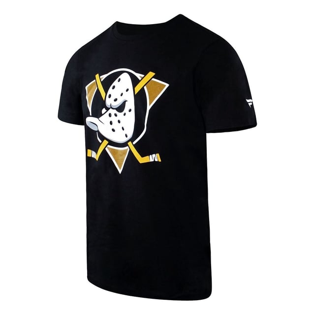 Fanatics NHL Anaheim Ducks Camiseta de hombre de la tripulación de manga corta Camiseta de hombre negro 1878mblk2adadu