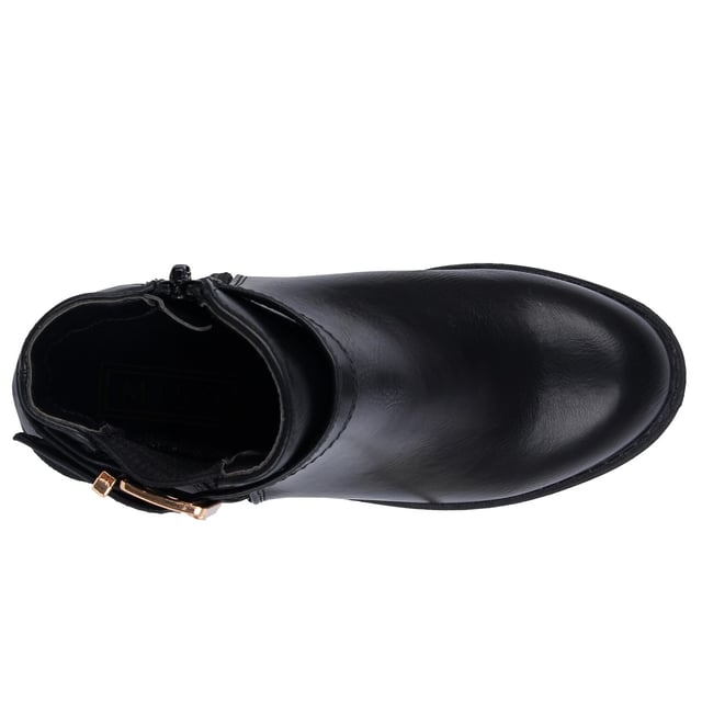 Miso Kids Girls Buckle Flat Ankle Boots