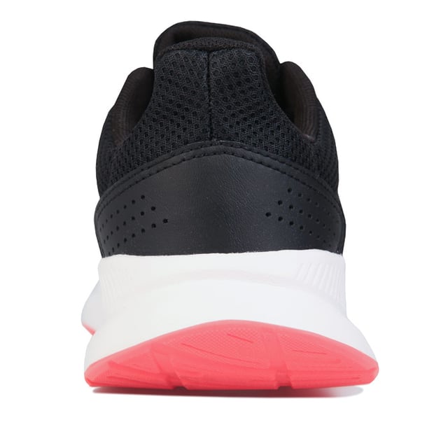 Childrens adidas Runfalcon Trainers in Black Pink. – Mesh and synthetic leather upper. – Lace closure. – Regular fit. – Contrast 3-Stripes to sides. – Synthetic cage over the midfoot. – Synthetic heel cap. – Lightweight EVA midsole. – Lightweight feel. – Rubber outsole. – Synthetic upper Textile and synthetic lining – Synthetic sole. – Ref: FV9441