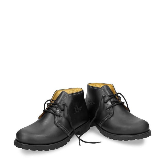 Step Out in Style with the Panama Jack Bota Panama C3 Men's Chukka Boot Indulge in unparalleled comfort and style with the Panama Jack Bota Panama C3 Men's Chukka Boot. Crafted with a quality waterproof leather upper and exquisite stitch detailing, these boots offer both durability and sophistication. The Panama Jack branding on the outer side adds a touch of prestige, showcasing your affinity for quality craftsmanship. Featuring a lace-up design with a convenient 3-eye front lace, these boots ensure easy on and off access and an adjustable fit for maximum comfort. Inside, a removable anatomically shaped insole provides superior support and can be effortlessly replaced with your own insoles if desired. The leather lining envelops your foot in plush comfort, enhancing the overall feel. Designed for everyday wear, these ankle boots boast a slip-resistant natural rubber outsole that offers both flexibility and durability. Whether you're navigating city streets or countryside trails, you can trust these boots to provide reliable traction and stability. Key Features: Premium Construction: Crafted from waterproof Oiled Napa Leather, these boots exude timeless elegance and durability. Stylish Detailing: The stitch detailing adds a touch of sophistication to the classic chukka boot design, elevating your look with subtle charm. Slip-Resistant: The flexible and durable TPU rubber sole ensures slip-resistant traction on various surfaces, providing stability with every step. Comfortable Fit: With a flat ankle boot design and a 14 cm shaft height, these boots offer a snug yet comfortable fit that's perfect for all-day wear. Luxurious Interior: The Vitello leather lining enhances comfort and breathability, ensuring a plush feel with every wear. Made in Spain: Expertly crafted in Spain, these boots showcase superior craftsmanship and attention to detail. Heel Height: 3 cm