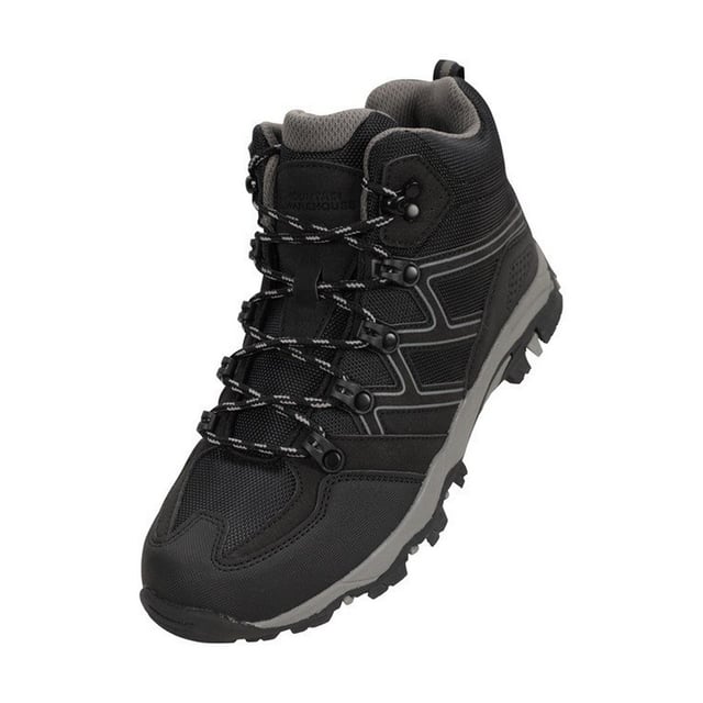 Upper: Mesh, Synthetic. Lining: Mesh. 5 Eyelets. Fabric Technology: Durable. Breathable, Cushioned Footbed, Padded Tongue, Pull Tab. Flat. Design: Logo. Sole Features: Extra Stability, Hardwearing. Fastening: Lace Up.