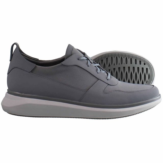Clarks grey hotsell trainers