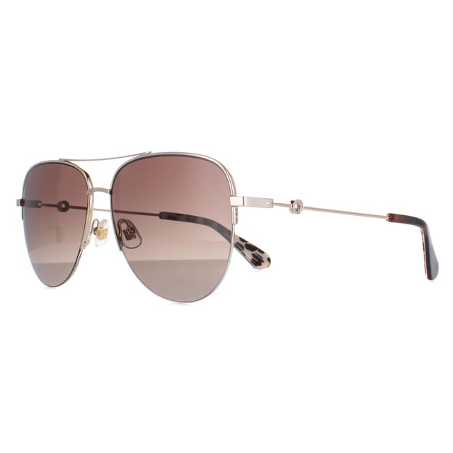 Las gafas de sol Kate Spade Maisie/G/S 086 LA havana marrón degradado polarizadas son una sofisticada montura fabricada en metal de alta calidad que garantiza durabilidad y un ajuste cómodo. El logotipo de Kate Spade aparece en las estilizadas patillas para la autenticidad de la marca.