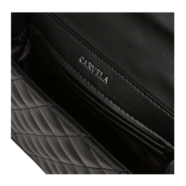 Carvela black quilted 2025 bag