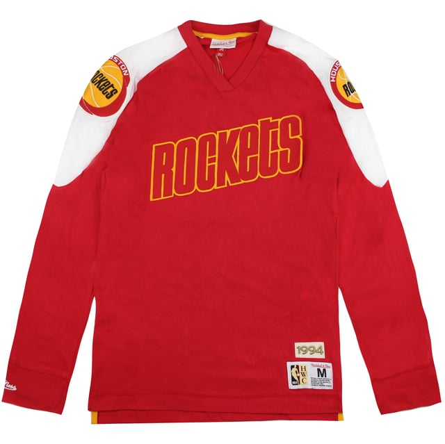 Mitchell & Ness Team Inspired Long Sleeve Houston Rockets Top