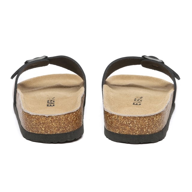 EVER AU Women Swan Leather Easy Slip-On Sandals - Black Leather Introducing the Swan Slides: designed for top-tier comfort and style. Constructed with premium cow suede and equipped with adjustable buckled straps to accommodate various foot shapes. Offered in white and dark brown, these adaptable sandals are ideal for vacations, beach trips, or daily use.
Product No. EAU5005
Description: - Leather Upper - Cowhide Midsole - EVA Sole