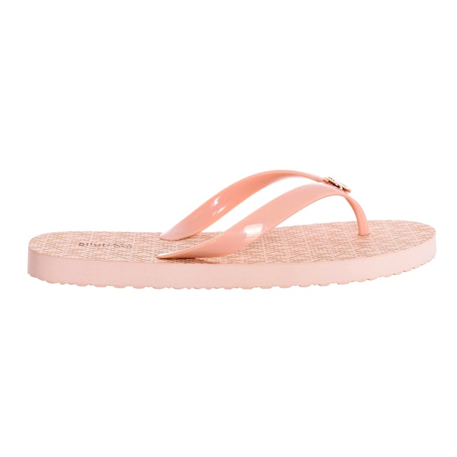 Women's flip flops 49S9MKFA1Q Chanclas de Michael Kors.
Puntera abierta y redonda.
Suela de caucho con estampado de la marca consecutivo.
Tiras de PVC con logo de la marca.
Composición: 100% PVC
Cuidados:
Limpiar con un paño húmedo.