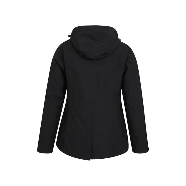 Fyllning: Syntetisk fiber. Design: Logotyp. Tygteknik: Värmeretention, isolerande, IsoDry, termiskt testad -30c. 3 i 1, slits i ryggen, ventilation i ryggen, löstagbar innerjacka, vadderad, tejpade sömmar. Manschett: Justerbar, flik med tryckknapp. Halsringning: Huva. Ärmtyp: Långärmad. Funktioner i huva: Påväxt huva, vippjustering. Längd: Kort. Fickor: 2 sidofickor, dragkedja. Stängning: Hel dragkedja, snäppstängning. Vattentäthetsgrad: 10000 mm. 5000g/m¬?/24 timmar.