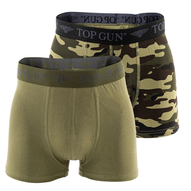 Elegante Herren Boxer von der Marke TOP GUN.
Hochwertige Unterwäsche für den alltäglichen Bedarf.
Im praktischen 2er Pack.