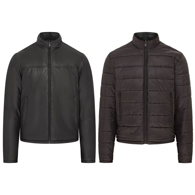 Experimente la combinación perfecta de estilo y versatilidad con esta chaqueta reversible de primera calidad. Confeccionada en 100 % piel de napa de cordero, presenta un exterior rojo llamativo y un interior negro elegante, lo que le permite cambiar sin esfuerzo entre dos looks distintos. Diseñada para brindar comodidad y durabilidad, esta chaqueta liviana es perfecta para hacer una declaración sin perder practicidad. Diseño reversible: negro y negro Fabricada en piel de napa de cordero de primera calidad para brindar lujo y durabilidad Ligera y cómoda para el uso diario Estilo elegante y versátil para múltiples ocasiones Un artículo imprescindible para los guardarropas modernos y vanguardistas
