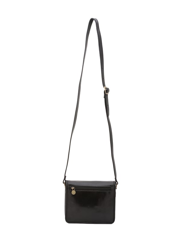 Crossbodytas voor dames met druksluiting. één met binnenzakken met ritssluiting. één achterkant met externe zakken met ritssluiting. verstelbaar in lederen schouderband. ontbrekend handvat. twee binnenvakken.  extern materiaal. gevoerd met katoenen binnenkant. Afmetingen: 20x16x7 cm. Gemaakt in Italië