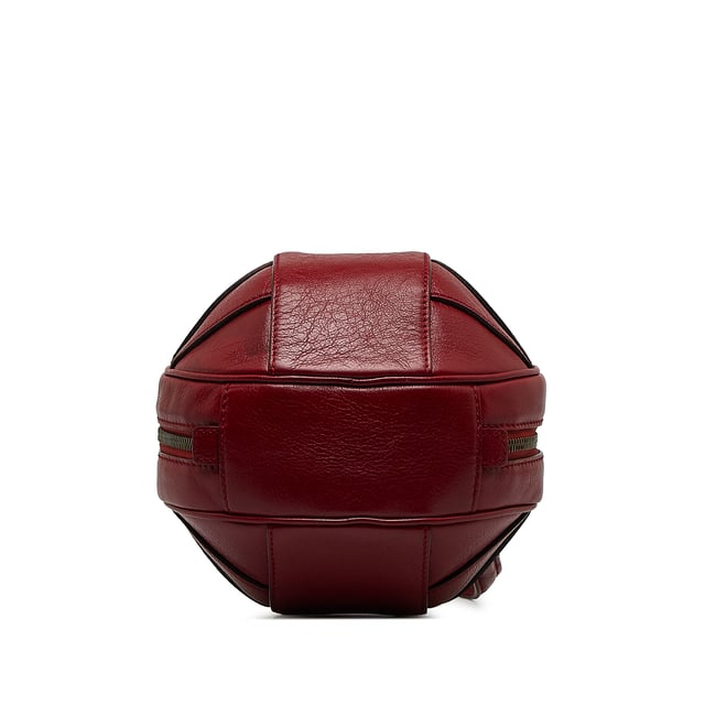 Vintage Gucci Mini Tifosa Basketball Bag Red