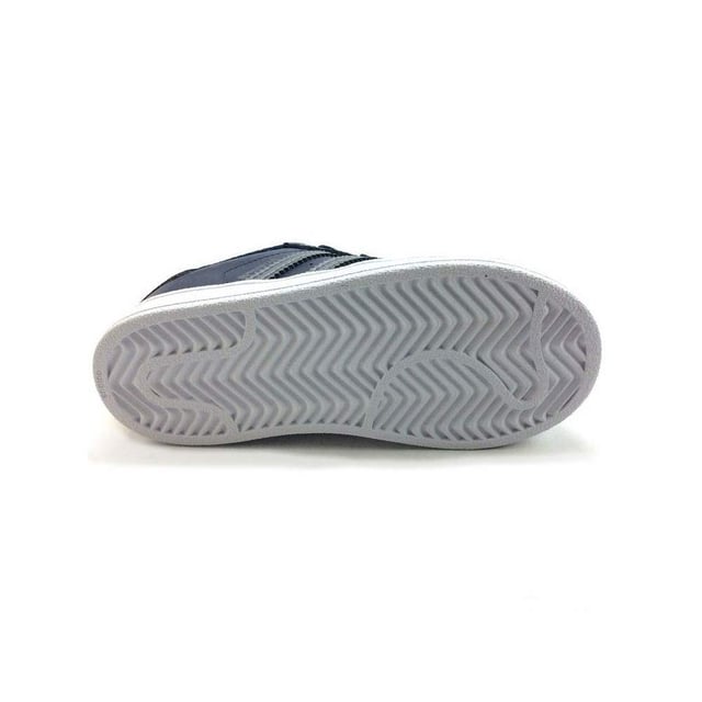 Basket Adidas Superstar i für Mädchen Blau Synthetik. Authentischer Stadt-Schuh der Marke Adidas - Streetwear/Sportswear-Design von Adidas - Adidas für modebewusste Mädchen, perfekt für den Alltag - Blaues Adidas-Basket, das sich hervorragend mit Ihrer Garderobe kombinieren lässt - Bequeme Synthetik-Materialien - Klassische Schnürsenkel - Superstar i - Textil