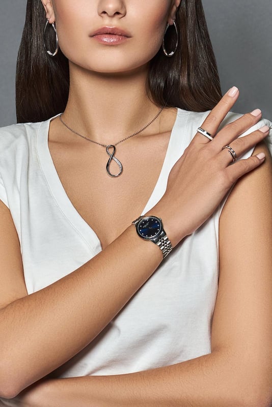 Swarovski Exist Women s Base Metal Pendant Silver 5636493