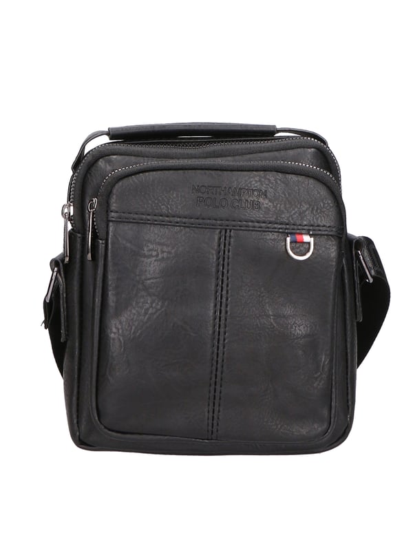 Northampton polo club Bolso de hombro de cuero de PU de un solo compartimento. Producto vegano.
