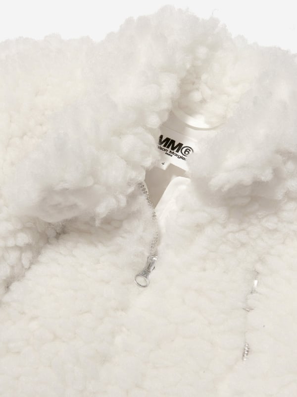 Kids sherpa coat top