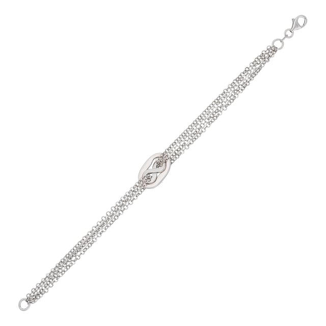 This dazzling Bracelet for Women from Orphelia  is the perfect gift to spoil yourself or a loved one. The Bracelet is made out of 925 Sterling Silver, colored Silver at Length: 19 cm weighing in at 7.8 grams with a Width of 1.2 cm at its widest point. The Orphelia Women's 925 Sterling Silver Bracelet - Silver ZA-1646 is delivered in a stunning gift box and carries a two year warranty.