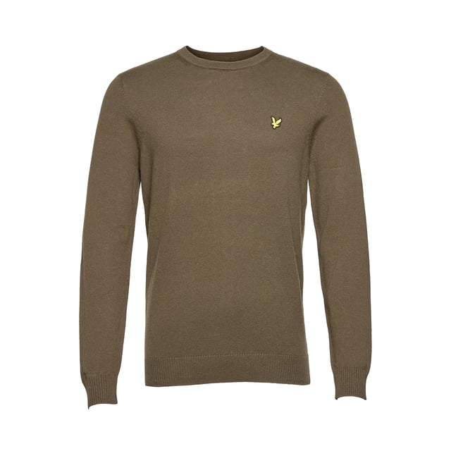As timeless as they come, the Lyle &amp; Scott Cotton Merino crew jumper is part of our Essentials range, made from a cotton merino blend, to ensure warmth and softness. Designed in our regular fit block &amp; with fine ribbed hems at the collar, cuff, and waist.