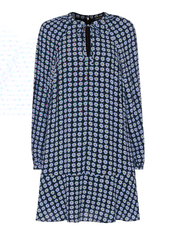 Embrace elegance with the Dot Flippy Dress, perfect for any occasion with its charming floral dot pattern and flippy hem.
