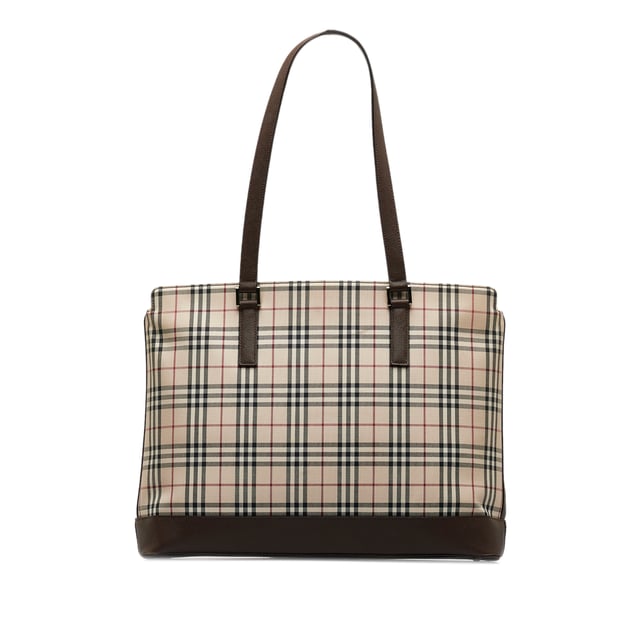 Burberry house clearance check tote bag