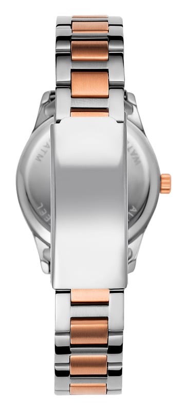 This Orphelia Fashion Oxford Analogue Watch for Women is the perfect timepiece to wear or to gift. It's Silver 30 mm Round case combined with the comfortable Multicolour Stainless steel watch band will ensure you enjoy this stunning timepiece without any compromise. Operated by a high quality Quartz movement and water resistant to 3 bars, your watch will keep ticking. REFIND DESIGN: Orphelia Fashion Analogue watch with a Miyota Japanese Quartz movement will provide you with a great feeling. It's an amazing gift for your relatives and friends PREMIUM QUALITY: By using high-quality materials  Glass: Mineral Glass  Case material: Stainless steel  Bracelet material: Stainless steel- Water resistant: 3 bars COMPACT SIZE: Case diameter: 30 mm  Height: 8 mm  Strap- Length: 19 cm  Width: 13 mm. Due to this practical handy size  the watch is absolutely for everyday use-Weight: 55 g
