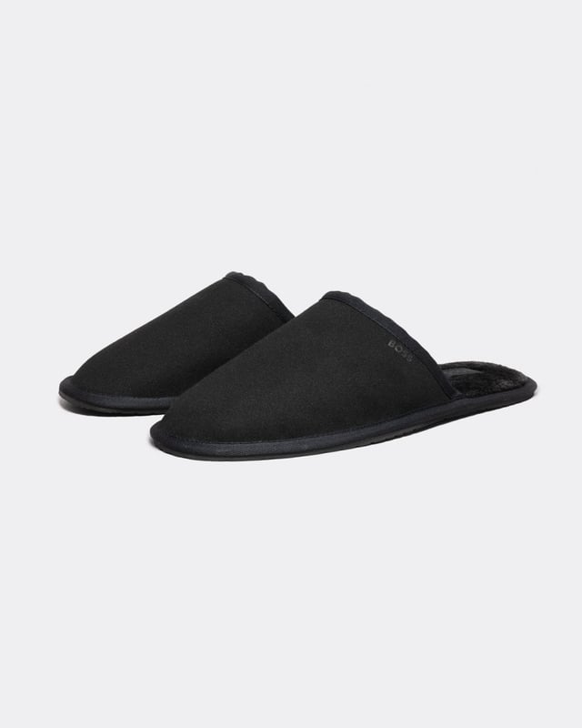 Mens suede mule slippers 2025