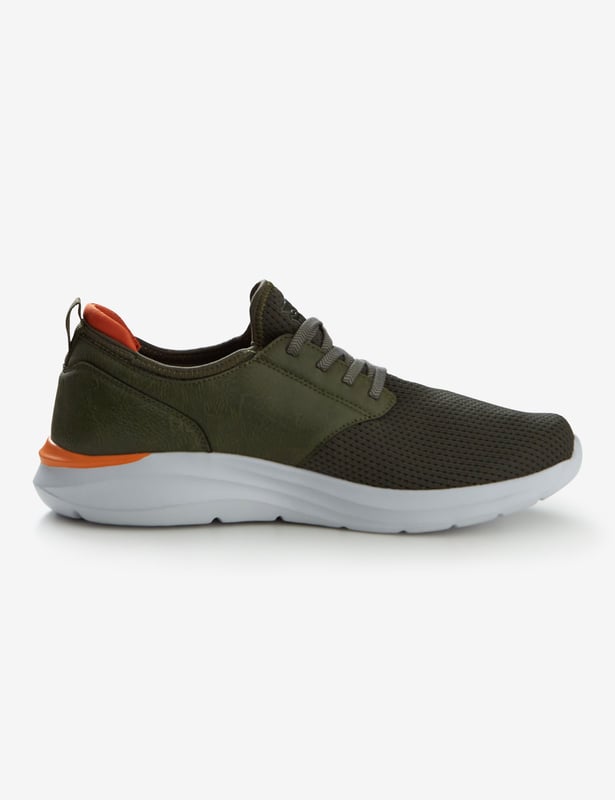 Mens Rivers Barefoot Memory Foam Devin Faux Lace Up