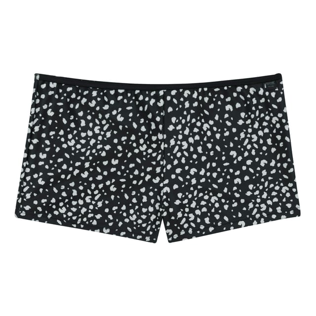 85% Polyester, 15% Elastane. Fabric: Soft Touch, Stretch. Design: Polka Dot. Fastening: Pull-On. Branded Tab, High Cut Leg. Fit: Slim. Sustainability: Made from Recycled Materials.