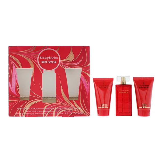 Red Door by Elizabeth Arden is an oriental floral fragrance for women. Top notes are orange blossom, plum, violet, peach, anise and rose. Middle notes are honey, carnation, tuberose, orchid, freesia, lily, jasmine, ylang-ylang, lily-of-the-valley and rose. Base notes are sandalwood, amber, musk, benzoin, vetiver, heliotrope and cedar. Red Door was launched in 1989.