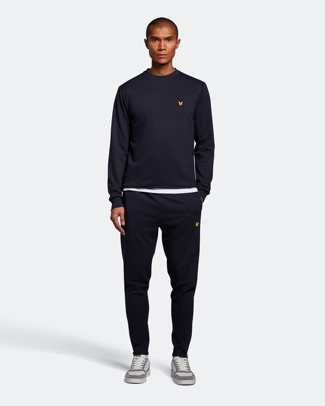 Lyle Scott Sports Fly Fleece Tracksuit Bottoms in Navy