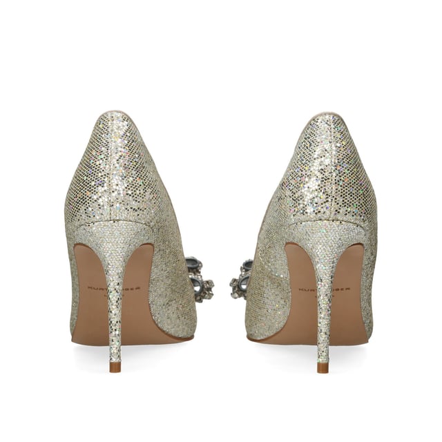 Kurt geiger sale silver heels