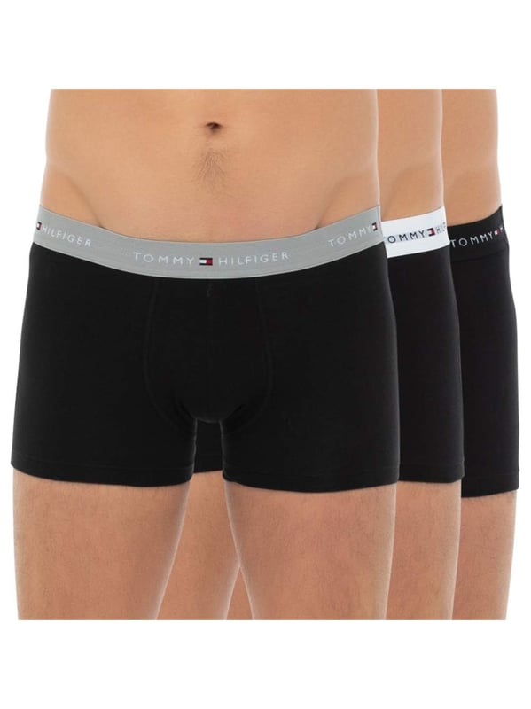 Brand: Tommy Hilfiger   Gender: Men   Type: Underwear   Color: Black   Pattern: Plain   Season: Spring/summer  -100% cotton •