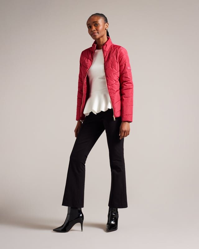 Pink ted baker jacket new arrivals