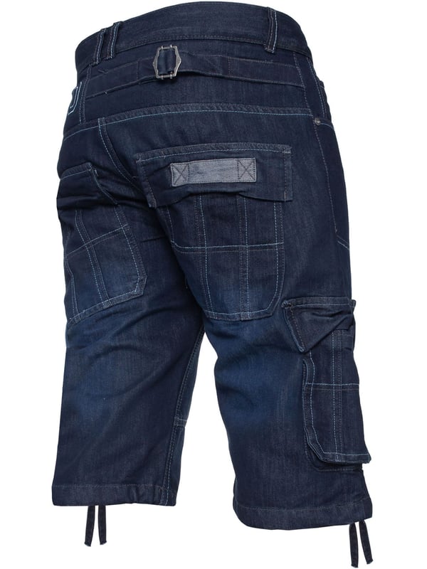 Mens crosshatch hotsell denim cargo shorts