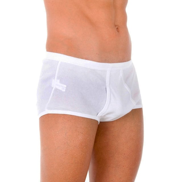 El pack de 2 slips clásicos con abertura lateral para hombre, también conocido como "paquete de 2 calzoncillos tradicionales con apertura lateral" o "conjunto de 2 briefs clásicos con abertura", es una elección ideal para aquellos que valoran el diseño atemporal y la funcionalidad en su ropa interior.

Cada slip del pack de 2 slips clásicos con abertura lateral está confeccionado con materiales de alta calidad como algodón puro o mezclas de algodón con elastano, garantizando una sensación suave y cómoda contra la piel. El diseño con abertura lateral facilita el acceso y proporciona una mayor comodidad durante el uso diario.

La cintura elástica de estos calzoncillos tradicionales con apertura lateral asegura un ajuste firme y cómodo, manteniéndose en su lugar sin causar molestias. Las costuras planas y reforzadas añaden durabilidad y evitan las rozaduras, asegurando que este conjunto de 2 briefs ofrezca una experiencia de uso sin irritaciones.

El ajuste ceñido de los slips clásicos con abertura lateral proporciona el soporte necesario, permitiendo una libertad de movimiento óptima. Su diseño sencillo y práctico es perfecto para el uso diario y se adapta discretamente bajo cualquier tipo de ropa.

Disponible en colores básicos y neutros, el pack de 2 slips clásicos con abertura lateral combina funcionalidad con un estilo discreto y elegante. Cada calzoncillo del conjunto está diseñado para ser duradero y cómodo, ofreciendo una excelente relación calidad-precio.

En resumen, el pack de 2 slips clásicos con abertura lateral es la elección perfecta para hombres que buscan una combinación de comodidad, soporte y diseño atemporal en su ropa interior. Este conjunto ofrece una calidad excepcional y una funcionalidad práctica, asegurando un ajuste perfecto y una comodidad duradera en cada uso.
 Composición: 100% Algodón
 Cuidados:
Lavar a mano a temperatura máx. 40º.
No utilizar lejía.
No permite el uso de secadora.
Planchar a temperatura máx. 130º.
No lavar en seco.