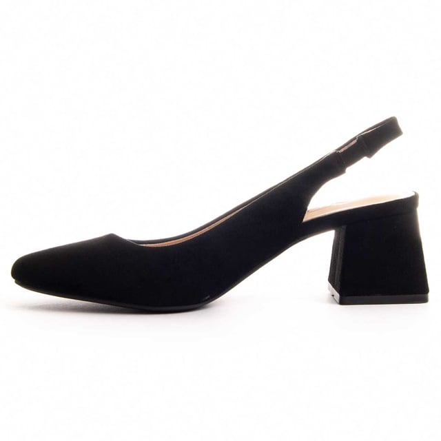 Damen High Heels. Bequeme Passform. Gepolsterte Innensohle. Rutschfeste Sohle. Verstärkte Nähte. Hergestellt von anderen Marken für unsere Marke. Ungefähre Maße: 5 cm Absatz.