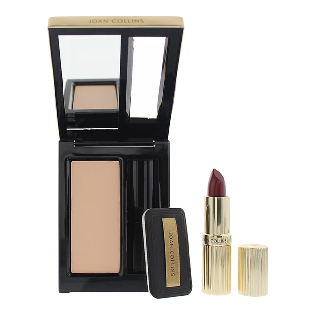 This beautifully designed compact duo brings the two ultimate make up essentials together - Meticulous Skin Perfecting Powder evens tone, regulates shine, hydrates and fills fine lines to make the skin look fabulous and a super hydrating, highly pigmented Divine Lips lipstick to add colour and protect the lips. Unique, elegant compact with mirror in lid and a powder puff..