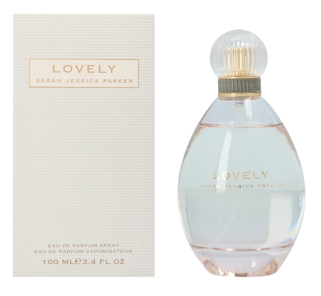 Lovely by Sarah Jessica Parker is a floral woody musk fragrance for women. Top notes: lavender, mandarin orange, bergamot, martini. Middle notes: patchouli, orchid, white pepper. Base notes: musk, woodsy notes, cedar, white amber, salt. Lovely was launched in 2005.