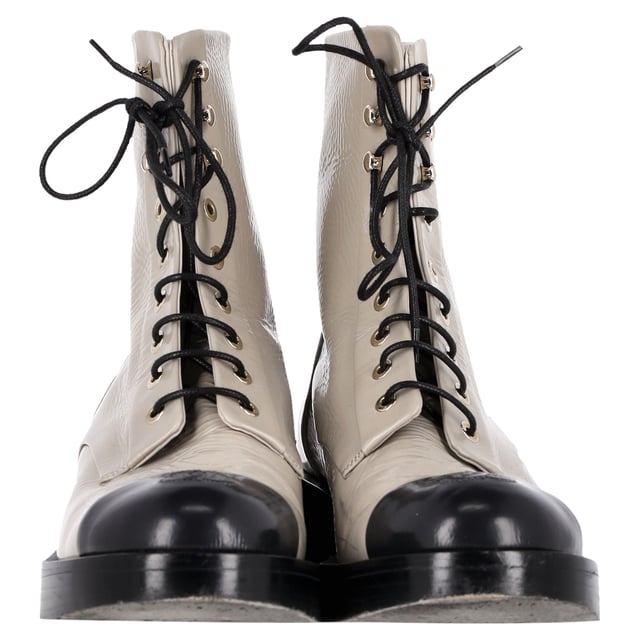 Chanel cc boots best sale