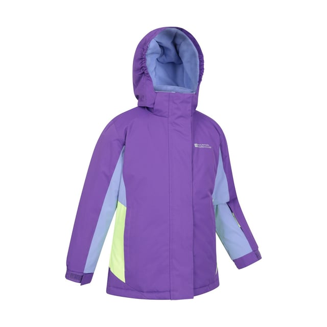 Lining: Fleece. Design: Contrast, Logo. Fabric Technology: Durable, DWR Finish, Snowproof, Water Resistant. Cuff: Elasticated, Touch Fastening Tab. Neckline: Hooded. Insulated, Snowskirt. Sleeve-Type: Long-Sleeved. Hood Features: Adjustable, Grown On Hood. Pockets: 2 Side Pockets, Zip, 1 Internal Pocket. Fastening: Full Zip, Stud, Touch Fastening. 2-3 Years: 22 in. 3-4 Years: 22.5 in. 5-6 Years: 24 in. 9-10 Years: 28.5 in. 13 Years: 33 in. 7-8 Years: 26 in. 11-12 Years: 31 in.