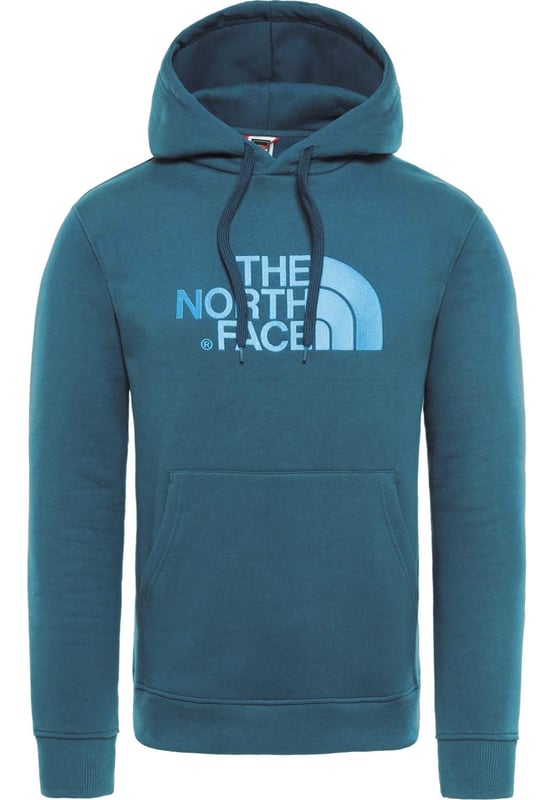 The North Face Mens Drew Peak Embroidery Hoodie Teal