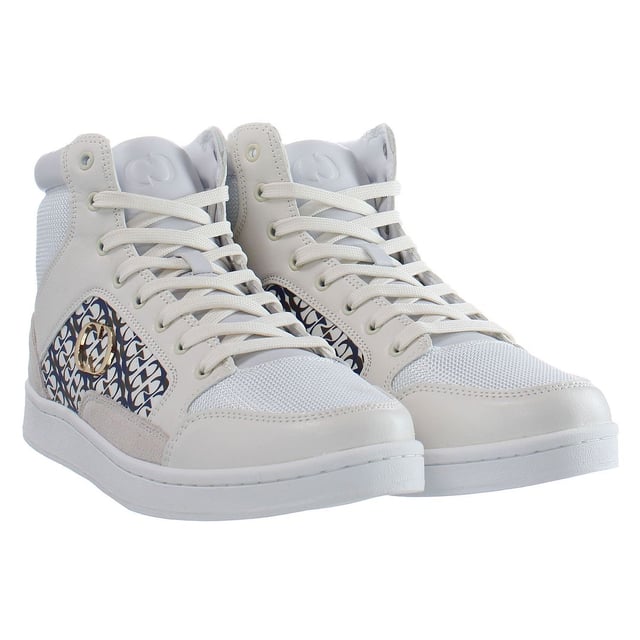 Criminal Damage Craft High White Syn Men Trainers CRAFT HIGH TOP_OFF WHITE/MONO