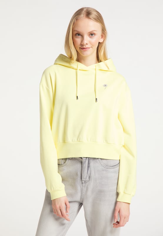 Een knusse capuchon, zachte sweatstof en geribde boorden geven deze hoodie van myMo een coole, comfy look. Het kleine bloemenborduursel op de borst rondt het casual fit ontwerp perfect af.